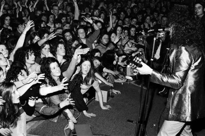 Framed Print : T Rex in concert at the Starlight Ballroom, Boston, Lincolnshire Framed Print : T Rex in concert at the Starlight Ballroom, Boston, Lincolnshire