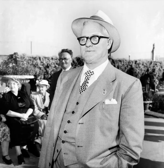 Framed Print : T. U. C. Douglas, Isle of Man 1953. Arthur Deakin Secretary of the Transport Framed Print : T. U. C. Douglas, Isle of Man 1953. Arthur Deakin Secretary of the Transport