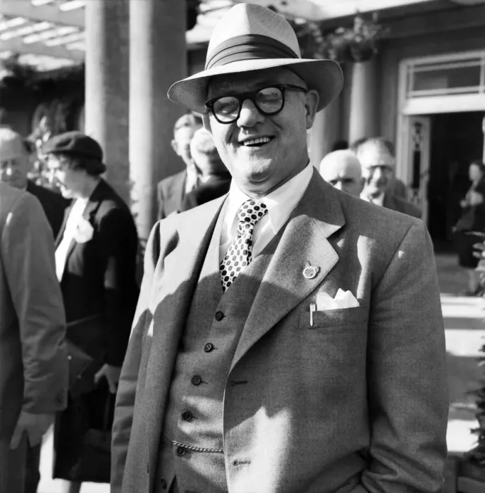 Framed Print : T. U. C. Douglas, Isle of Man 1953. Arthur Deakin Secretary of the Transport Framed Print : T. U. C. Douglas, Isle of Man 1953. Arthur Deakin Secretary of the Transport