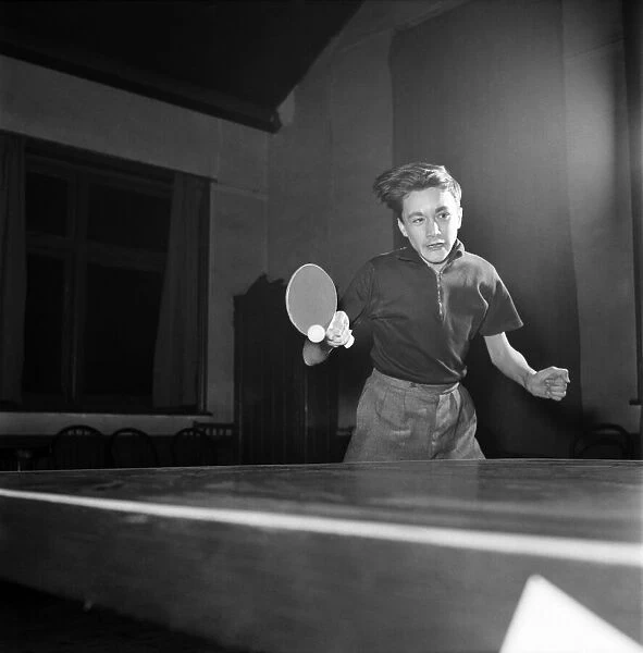 Table Tennis Contest. August 1953 D461-008