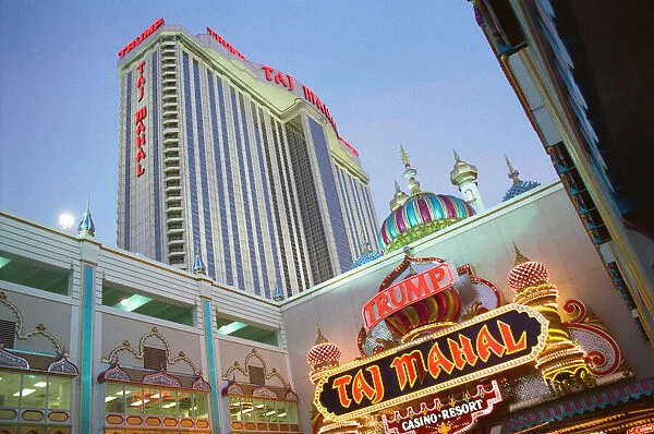 Taj Mahal, the casino owned by Donald Trump in Atlantic City, USA