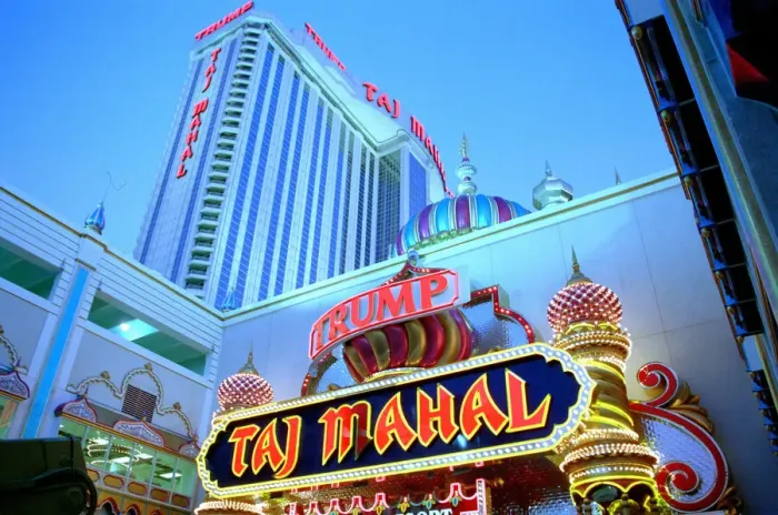Framed Print : Taj Mahal, the casino owned by Donald Trump in Atlantic City, USA