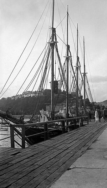Tall ships in Devon. 1926. Tyrell Collection