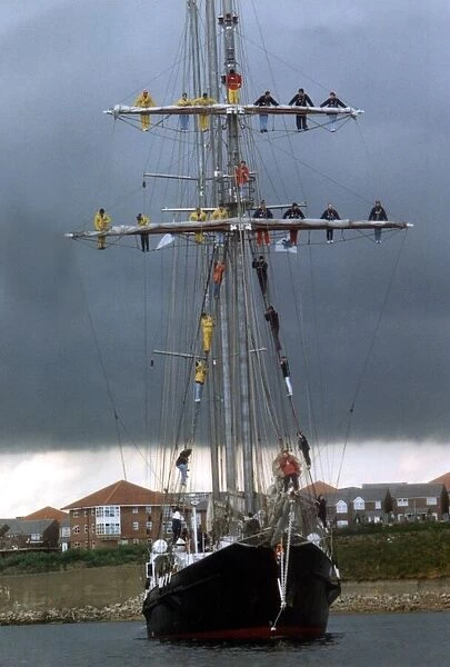 Tall Ships Race July 1993. Sir Winston Churchill Tall Ships