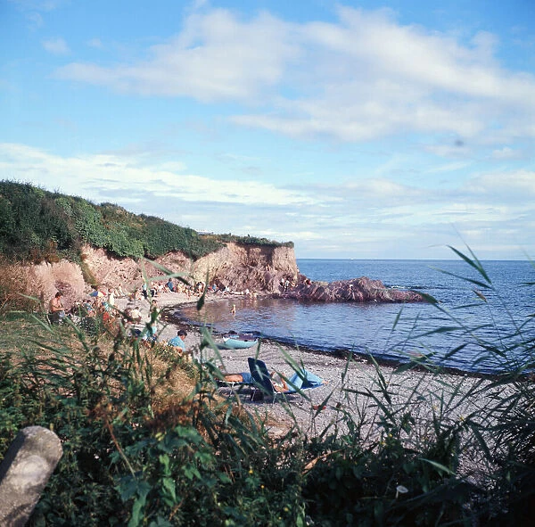 Talland Bay, between Looe and Polperro, Cornwall. 1973