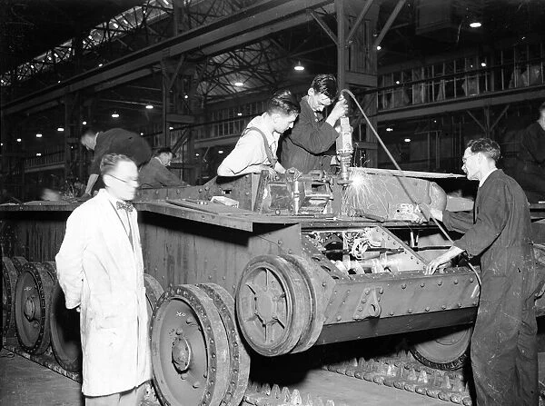 Tank Assembly at Longbridge plant, Birmingham, Circa 1941