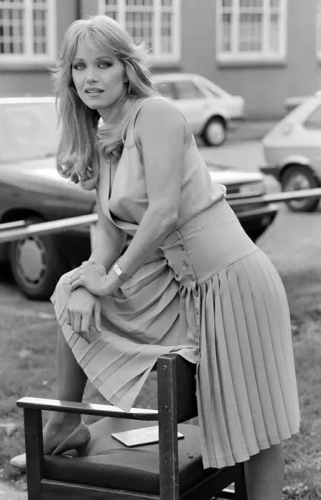 Framed Print : Tanya Roberts, American actress in London, Tuesday 23rd October 1984