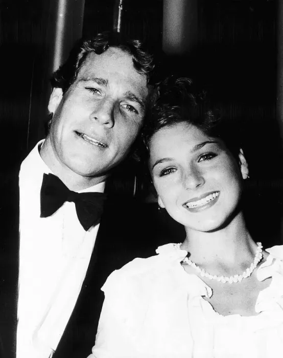 Framed Print : Tatum ONeal actress and father Ryan ONeal actor at film premiere of International Velvet