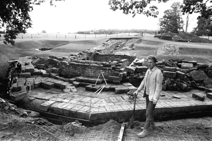 Framed Print : A team of archaeologists, led by Paul Bidwell (pictured) Framed Print : A team of archaeologists, led by Paul Bidwell (pictured)
