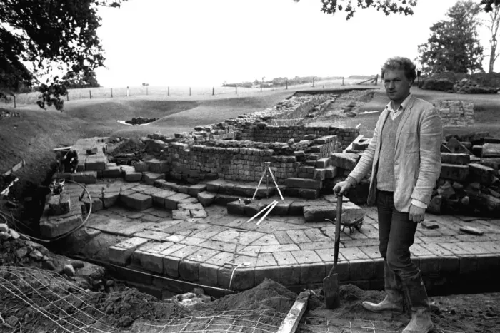 Framed Print : A team of archaeologists, led by Paul Bidwell (pictured) Framed Print : A team of archaeologists, led by Paul Bidwell (pictured)