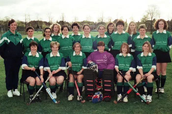 Framed Print : Team picture of Roseberry Ladies Hockey Squad Squad are Rachel Walters