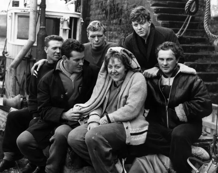 Framed Print : A team of swimmers from Middlesbrough, including a woman and a 16-year-old boy Framed Print : A team of swimmers from Middlesbrough, including a woman and a 16-year-old boy