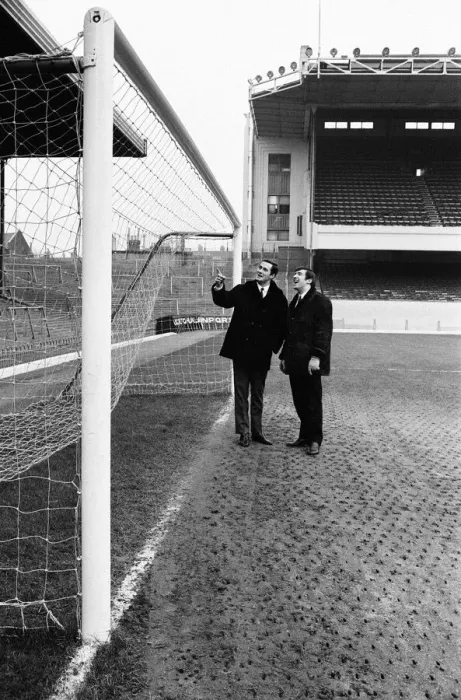 Framed Print : Former teammates, Terry Venables & George Graham, will be playing opposite each other Framed Print : Former teammates, Terry Venables & George Graham, will be playing opposite each other