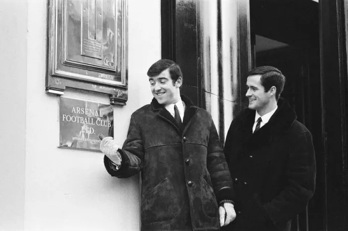 Framed Print : Former teammates, Terry Venables & George Graham, will be playing opposite each other