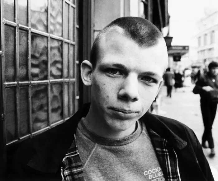 Framed Print : Teenage Skinhead May 1981 Framed Print : Teenage Skinhead May 1981