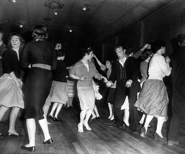 Teenagers dancing at the Black Heath youth club in Birmingham, March 1959