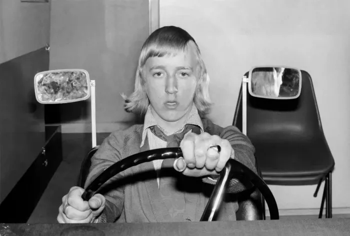 Framed Print : Teenagers who have committed motoring offences taking a road safety course April