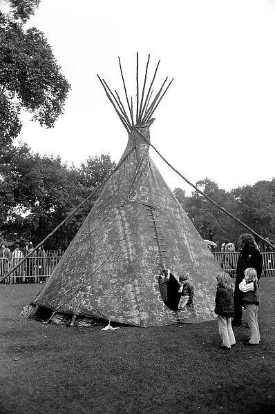 Teepee at Free Hyde Park Pop Festival featuring Canned Heat