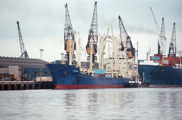 Tees Dock. 11th April 1990