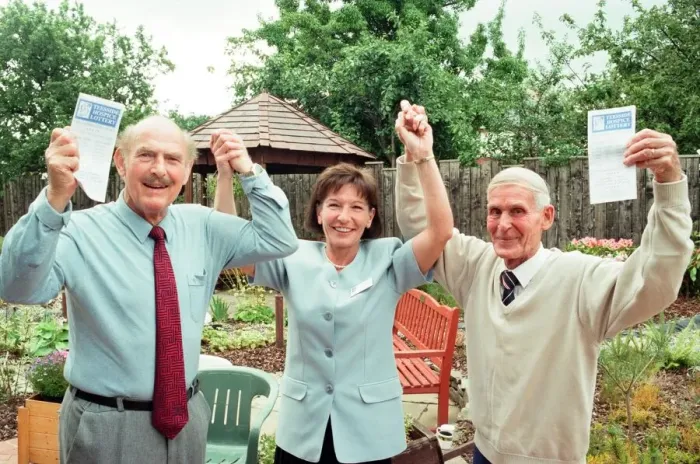 Framed Print : Teesside Hospice enlisted the help of Boro FC greats Wilf Mannion