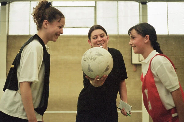 Teesside Junior Netball League at Brackenhoe School, Middlesbrough, 21st September 1998
