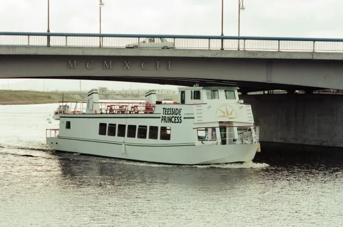 Framed Print : Teesside Princess, based on the River Tees at Stockton, maiden voyage up the Tees