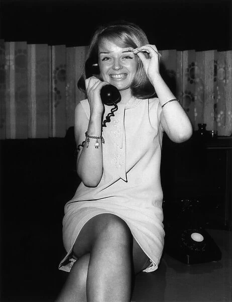 Telephone girl Anne Hunt, 22, from Belfast, General Post Office Personality Girl of