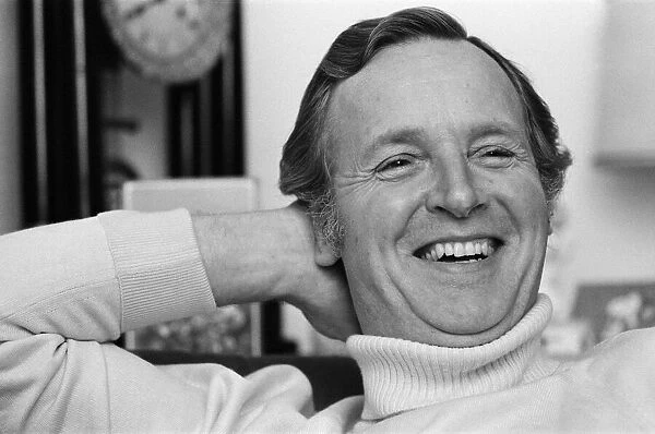 Television personality Nicholas Parsons pictured at his Hampstead Cottage