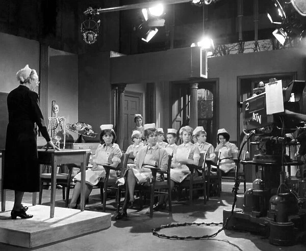 Television programme - The filming of Emergency Ward 10 at ATV Studios in Boreham