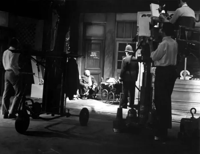Framed Print : Television programme - The filming of an episode of Dixon of Dock Green 1 November 1963