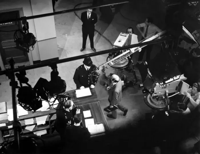 Framed Print : Television programme - The filming of an episode of Dixon of Dock Green 1 November 1963 Framed Print : Television programme - The filming of an episode of Dixon of Dock Green 1 November 1963