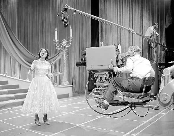Television Programmes Royal variety show actress performing in front of the tv camera
