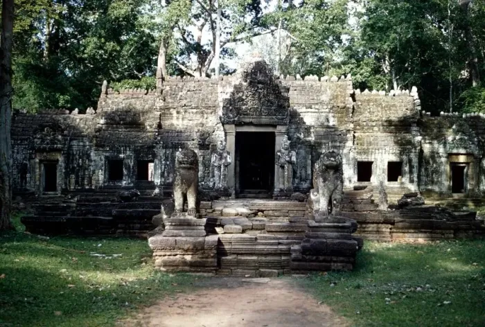 Framed Print : Temple of Prah Khan near Angkor Wat in Kampuchea Cambodia ruins in the forest Framed Print : Temple of Prah Khan near Angkor Wat in Kampuchea Cambodia ruins in the forest