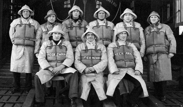 Tenby lifeboat crew, 1953