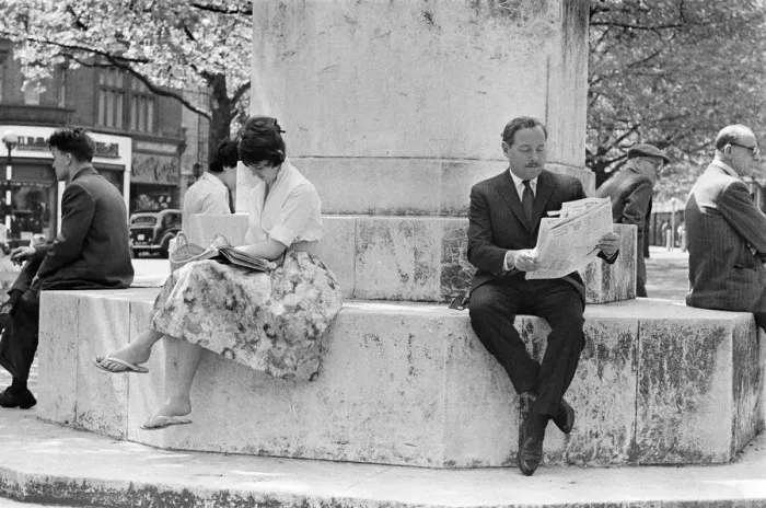 Framed Print : Tennessee Williams, out and about in London, Thursday 14th May 1959