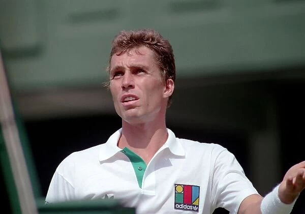 Tennis. Ivan Lendl. At Wimbledon. June 1989 89-3823-011