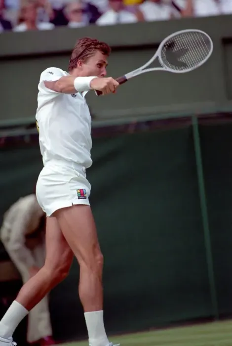 Framed Print : Tennis. Ivan Lendl. At Wimbledon. June 1989 89-3823-014