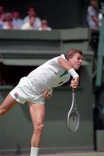 Tennis. Monica Seles. At Wimbledon. June 1989 89-3823-015