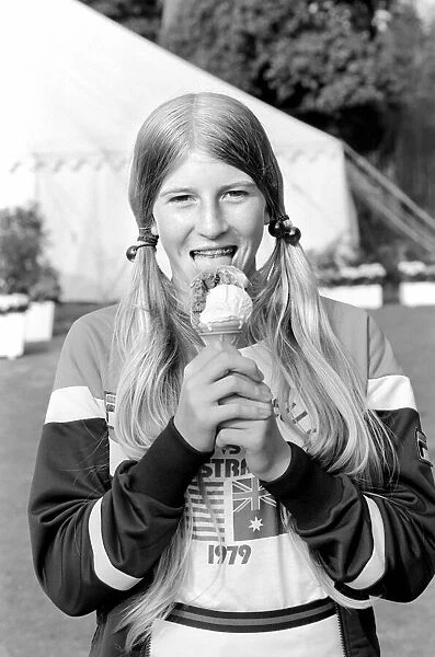 Tennis player Andrea Jaeger. June 1980 80-3060-010