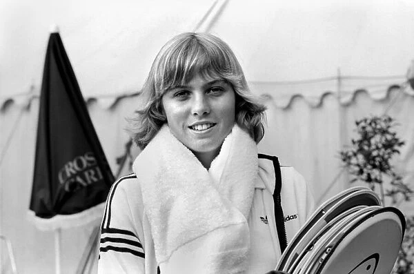 Tennis player Bettina Bunge. June 1980 80-3060-008