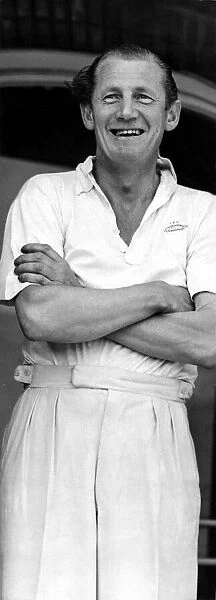 Tennis player, C Malfroy, New Zealand tennis player of the 1930s