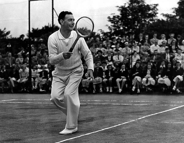 Tennis player, Dan Maskell, who later became a radio and television commentator