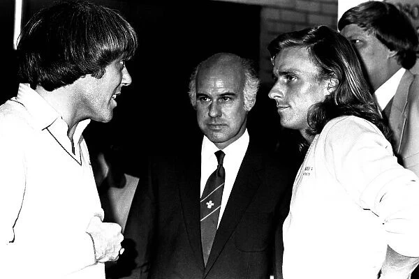 Tennis star Bjorn Borg at Eldon Square Shopping Centre, Newcastle on 14th June 1980 with