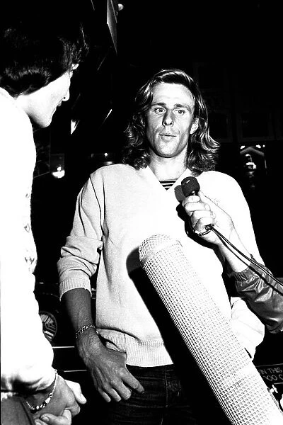Tennis star Bjorn Borg at Eldon Square Shopping Centre, Newcastle on 14th June 1980