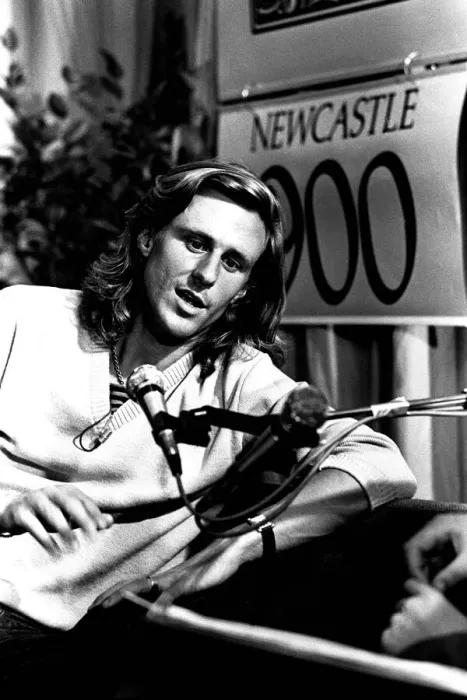 Framed Print : Tennis star Bjorn Borg at Eldon Square Shopping Centre, Newcastle on 14th June 1980