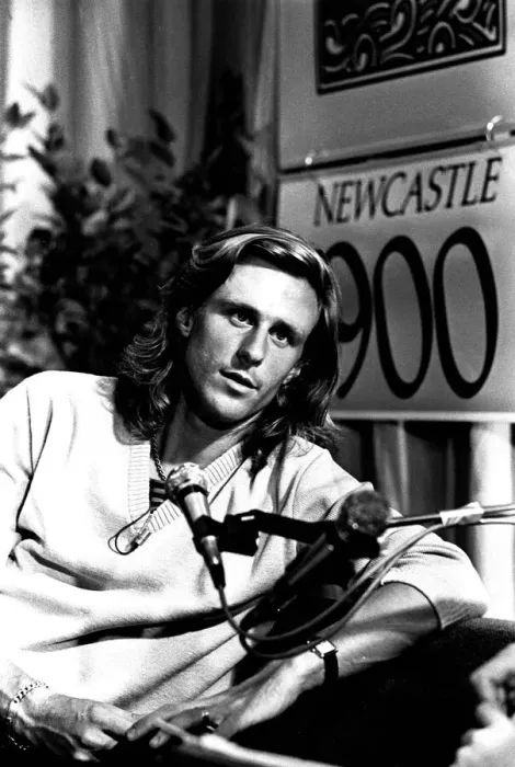 Framed Print : Tennis star Bjorn Borg at Eldon Square Shopping Centre, Newcastle on 14th June 1980