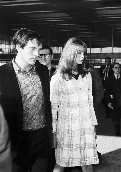 Terence Stamp actor with model Jean Shrimpton