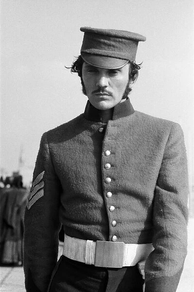 Terence Stamp on the set of 'Far from the Madding Crowd'in Weymouth, Dorset