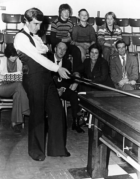 Terry Griffiths, Professional Snooker Player. Circa 1970
