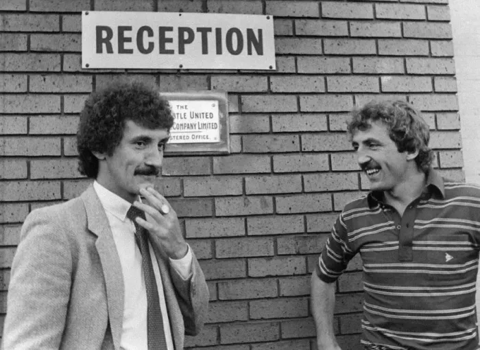 Framed Print : Terry McDermott arrives at St James Park today for his medical, 29th September 1982 Framed Print : Terry McDermott arrives at St James Park today for his medical, 29th September 1982